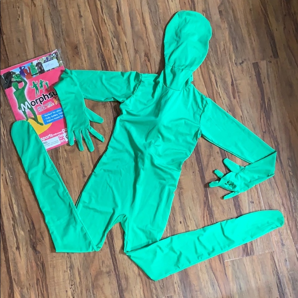 Boys green Morphsuit